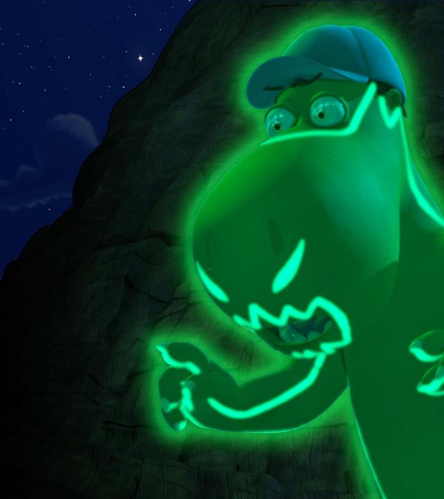 Kokosnuss leuchtet im Dunkeln grün!