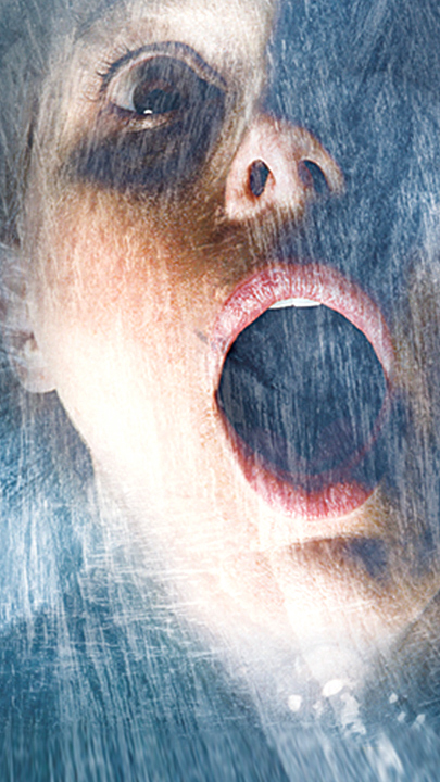 Plakatmotiv zum Film "Der eisige Tod".