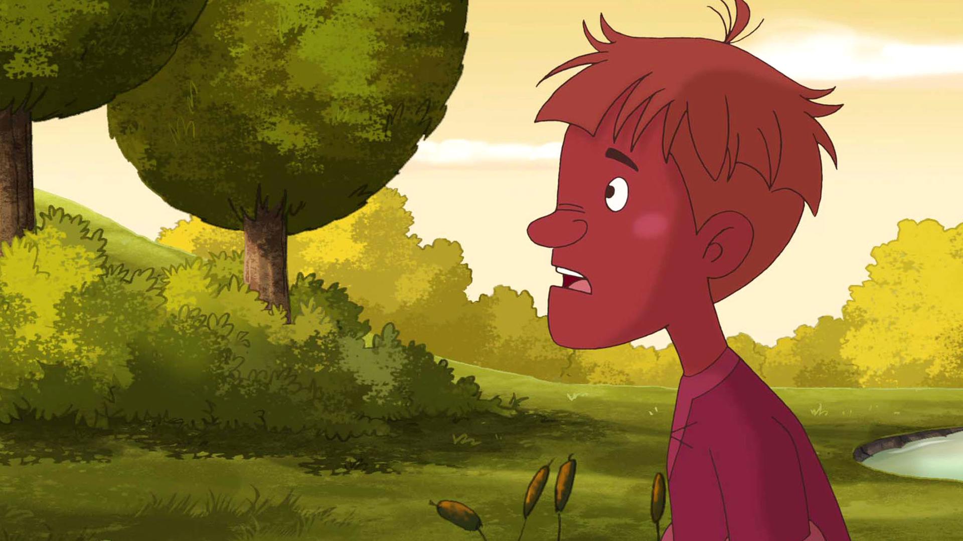 Page Linhard hat sich als der entlaufene Bauernsohn verkleidet.