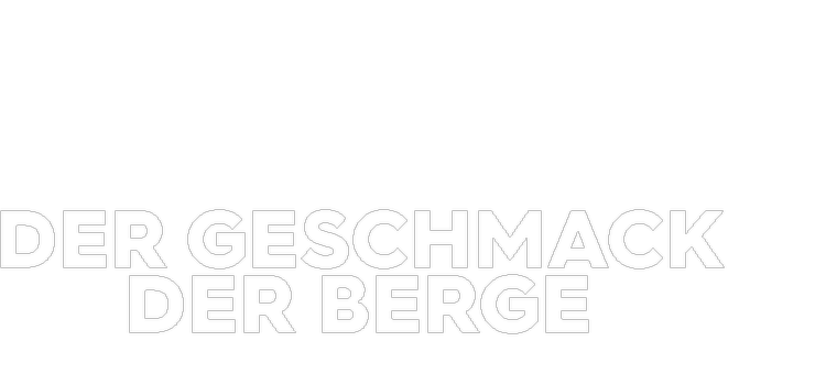 Der Geschmack der Berge Logo linksbündig