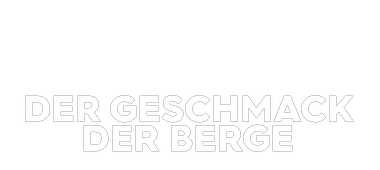 Der Geschmack der Berge Logo mittig