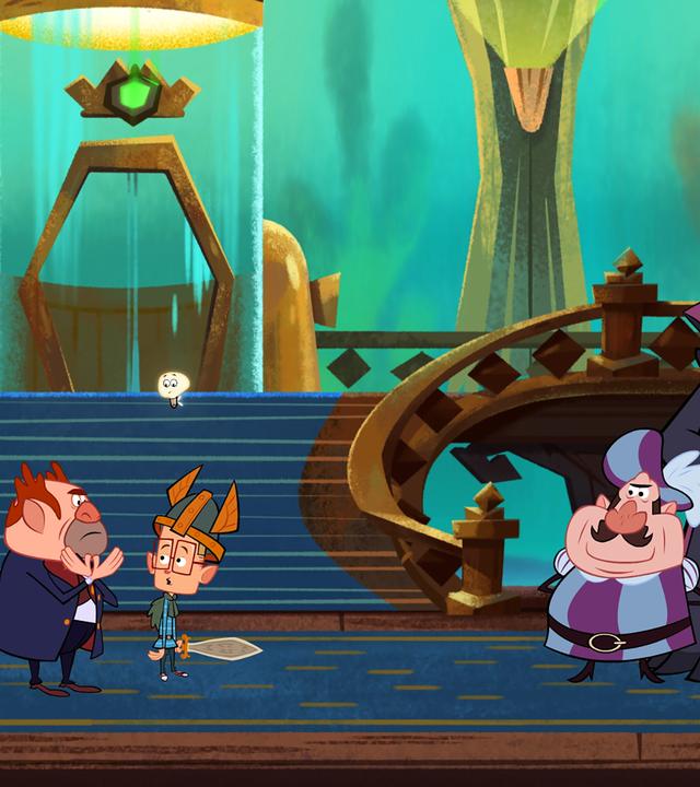 Der Hoteldirektor bittet Marcus um Hilfe. Er soll herausfinden, wer von den sechs verdächtigten Personen im Raum die gesamten Schoko-Bongos der Gäste aus dem Hotelsafe gestohlen hat.