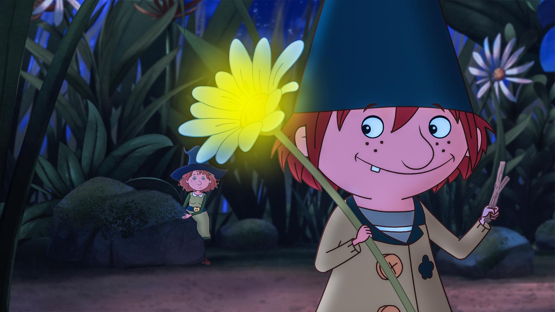 Kann der Wichtel Nisse Petronella helfen, im Garten Wasser zu finden?