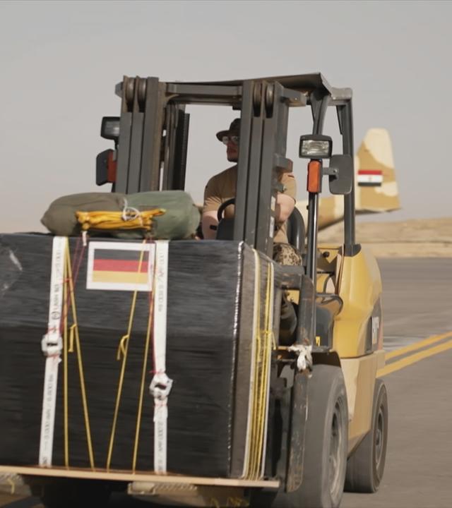 Deutsche Hilfsflüge für Gaza 