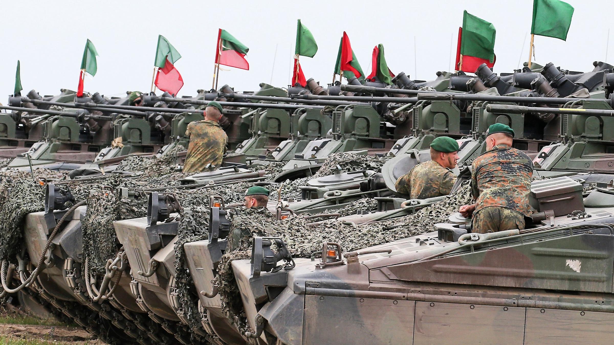 Deutsche Panzer bei NATO-Manöver in Polen