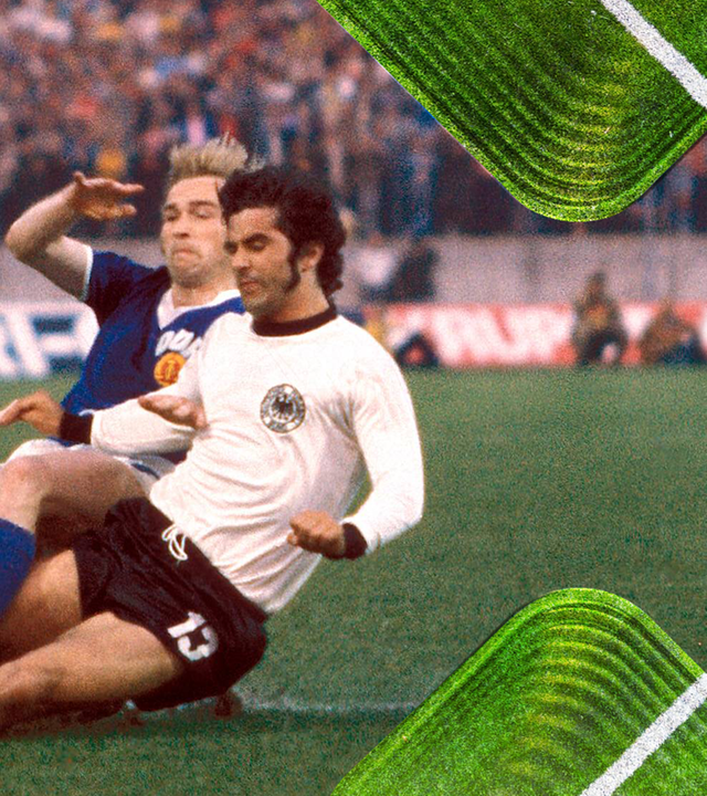 Duell zwischen zwei DDR-Nationalspieler und bundesdeutschem Fußballspieler