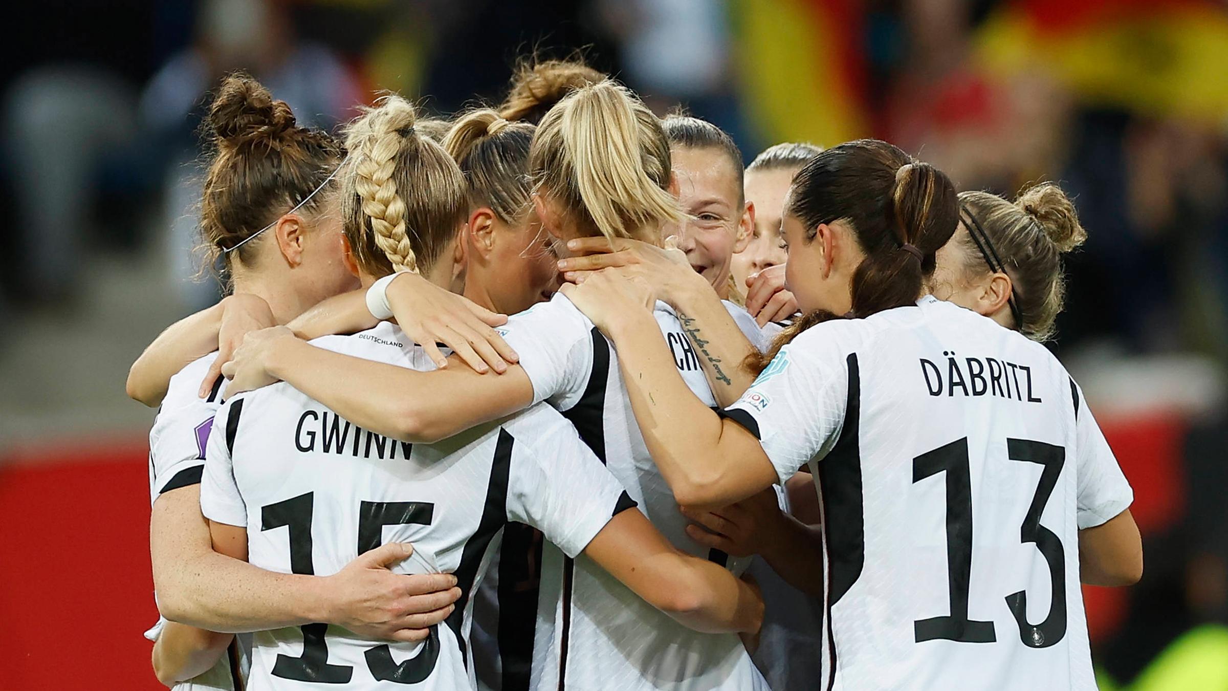 UEFA Frauen Fussball Nations League: Deutschland gegen Wales. (27.10.2023)