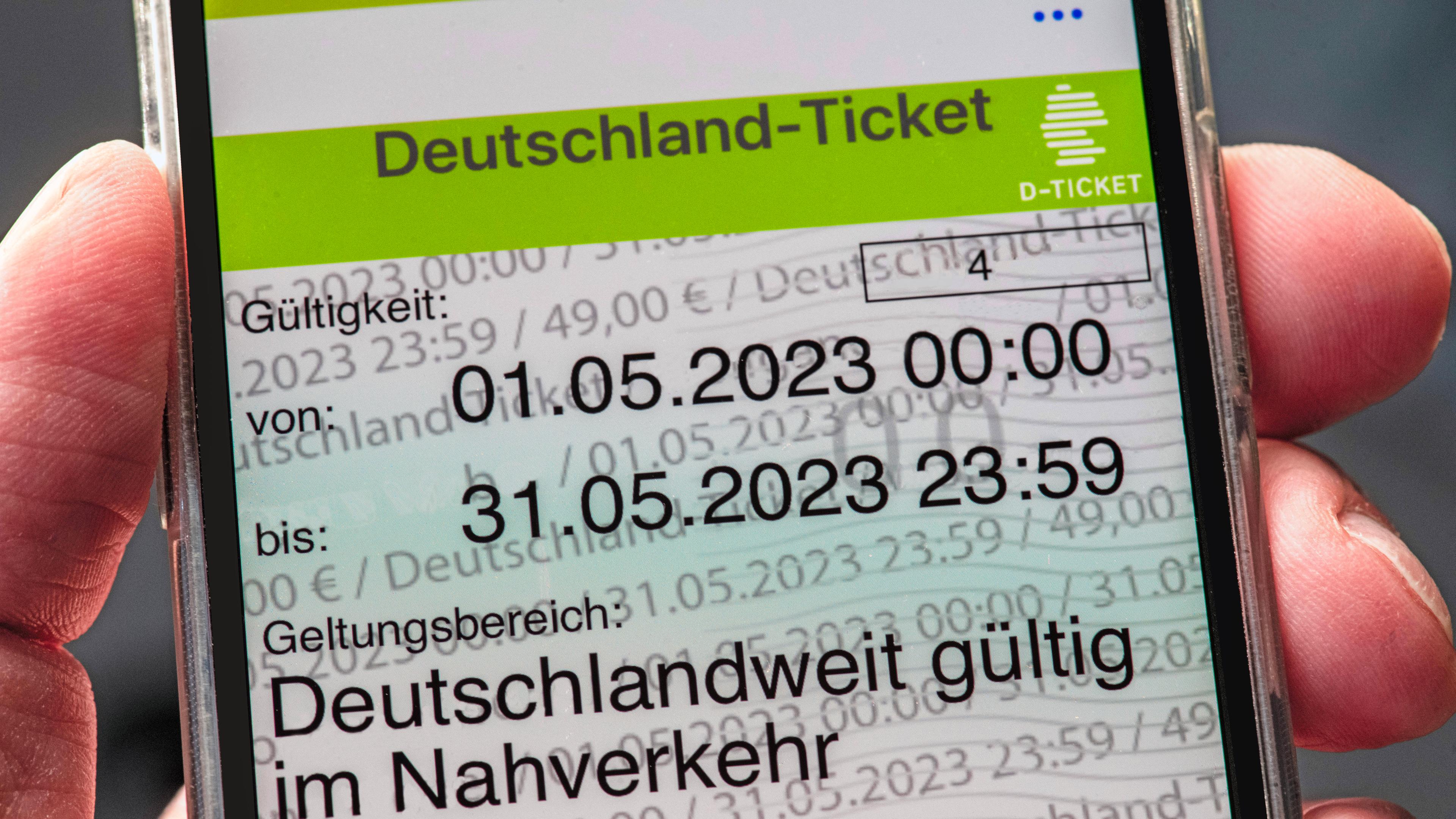 Deutschlandticket für Monat Mai 2023