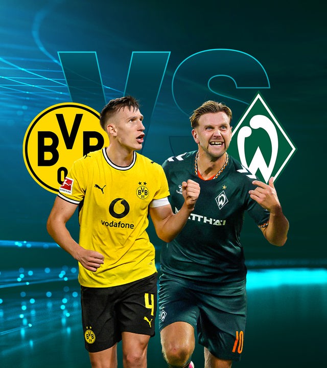 Spielpaarung DFB-Pokal - Borussia Dortmund - Werder Bremen