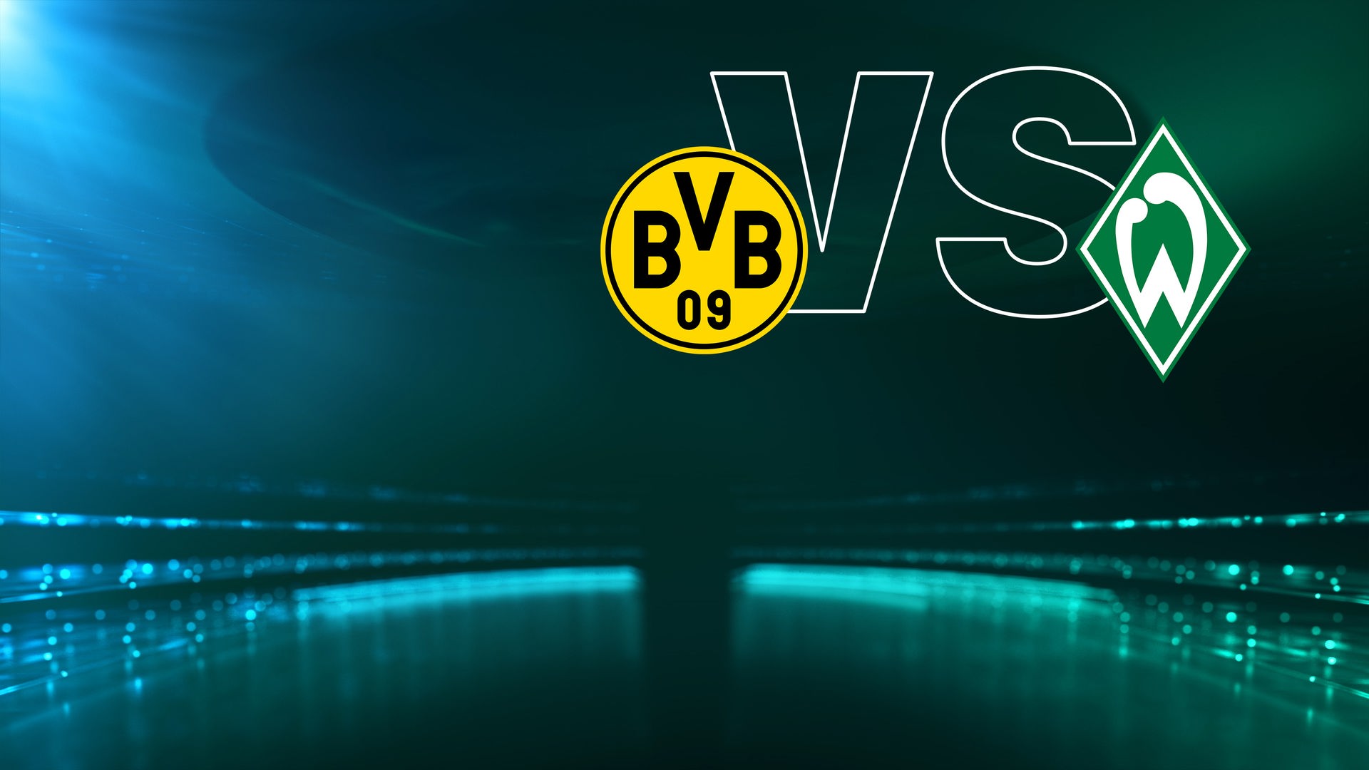 Spielpaarung DFB-Pokal Werder Bremen - Borussia Dortmund