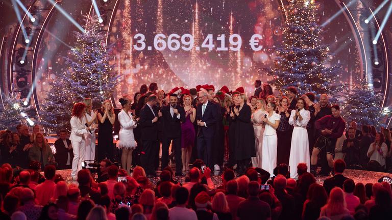 "Die große Weihnachtsshow" vom 4. Dezember 2025: Giovanni Zarrella mit seinen Gästen u.a. Andreas Frick, Giovanni Zarrella, Johannes Zurnieden, Dagmar Pruin