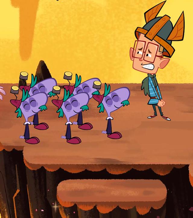 Marcus ist fix und fertig, da die Debbinge ewig brauchen, um in die Nähe des Ausgangs zu gelangen. Während er vor ihnen herläuft und zu ihnen nach hinten blickt, bilden Ratrick und Ephi den Schluss. Die Debbinge bilden eine Formation zwischen ihnen.