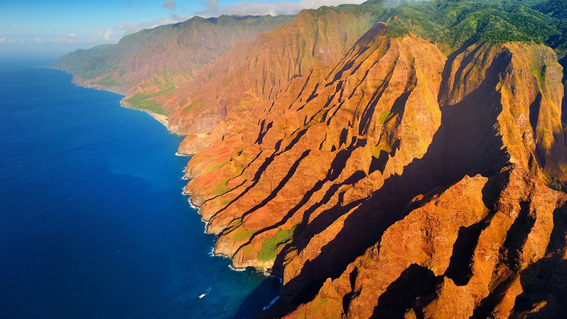 Steilküste auf Hawaii: Na Pali Coast, Kauai, Hawaii