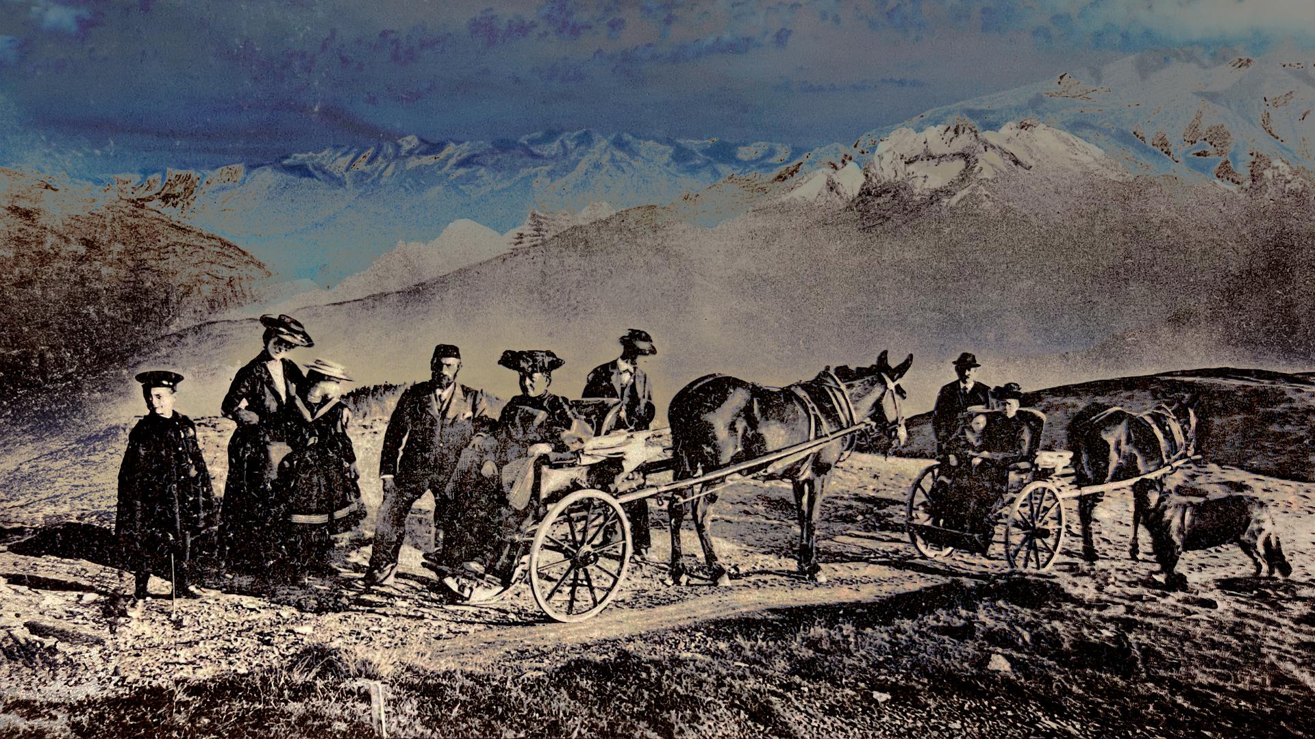 Die Erschließung der heimischen Alpen