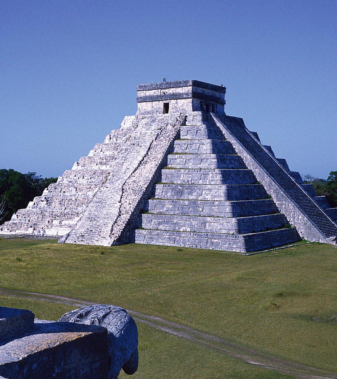 Maya-Tempel von Vhichen-Itza, Yucatan, Mexiko