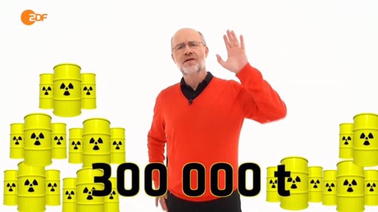 Die Kernkraft hat tonnenweise Müll verursacht.