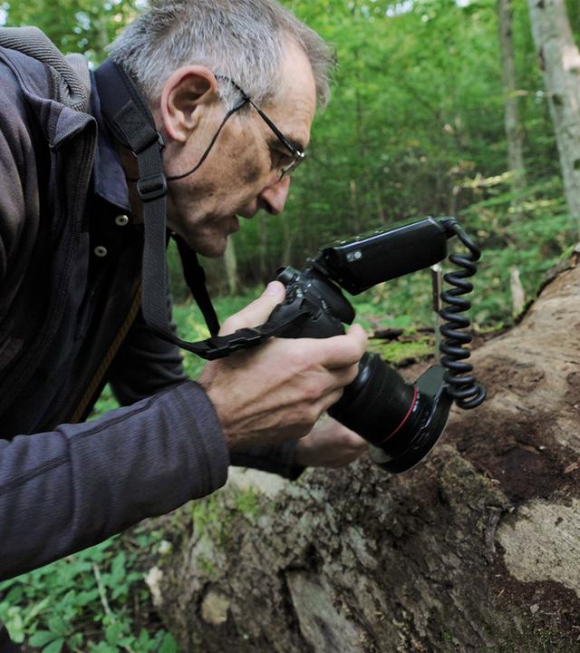 Beat Wermelinger ist befasst sich nicht nur beruflich mit Larven und Insekten. Er fotografiert sich auch leidenschaftlich gerne.