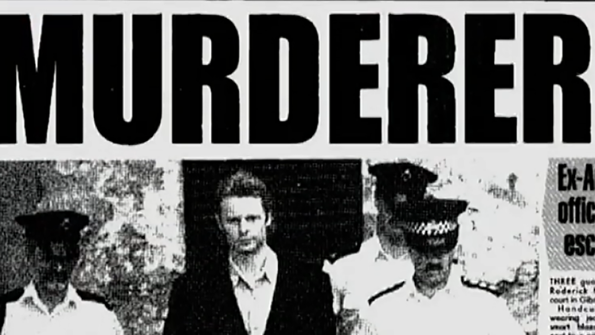 "Die mörderischen Brüder - Der Newall-Fall": Zeitungsausschnitt mit einem Bericht über den Mord.