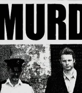 "Die mörderischen Brüder - Der Newall-Fall": Zeitungsausschnitt mit einem Bericht über den Mord.