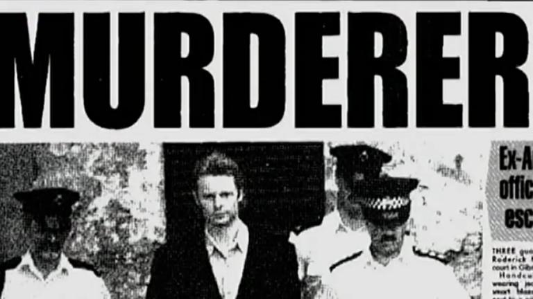 "Die mörderischen Brüder - Der Newall-Fall": Zeitungsausschnitt mit einem Bericht über den Mord.