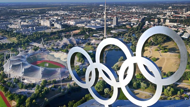 Übersicht Olympiapark. 