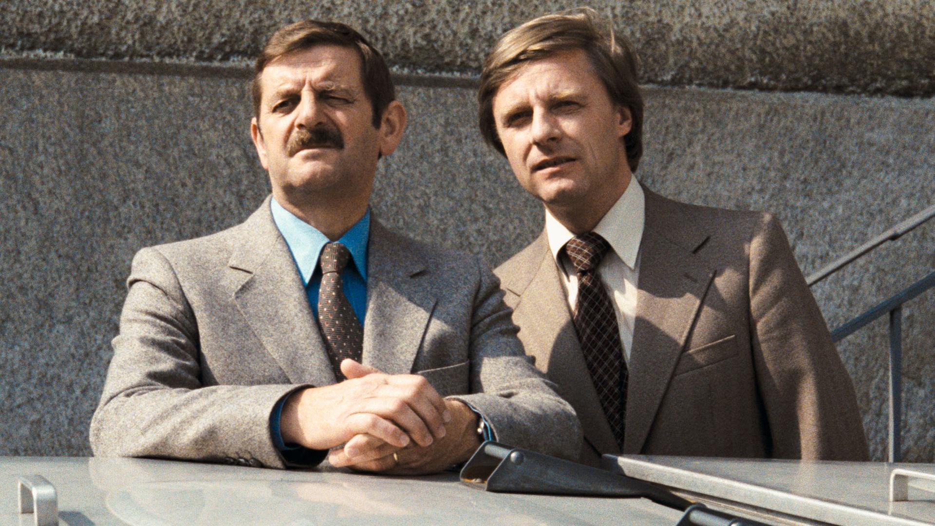 Walo Lüönd als Max Bodmer, Emil Steinbeger als Moritz Fischer