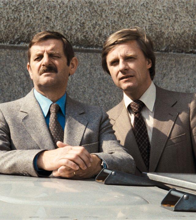 Walo Lüönd als Max Bodmer, Emil Steinbeger als Moritz Fischer