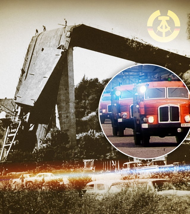 Unglück der Brücke in Zeulenroda von 1973.