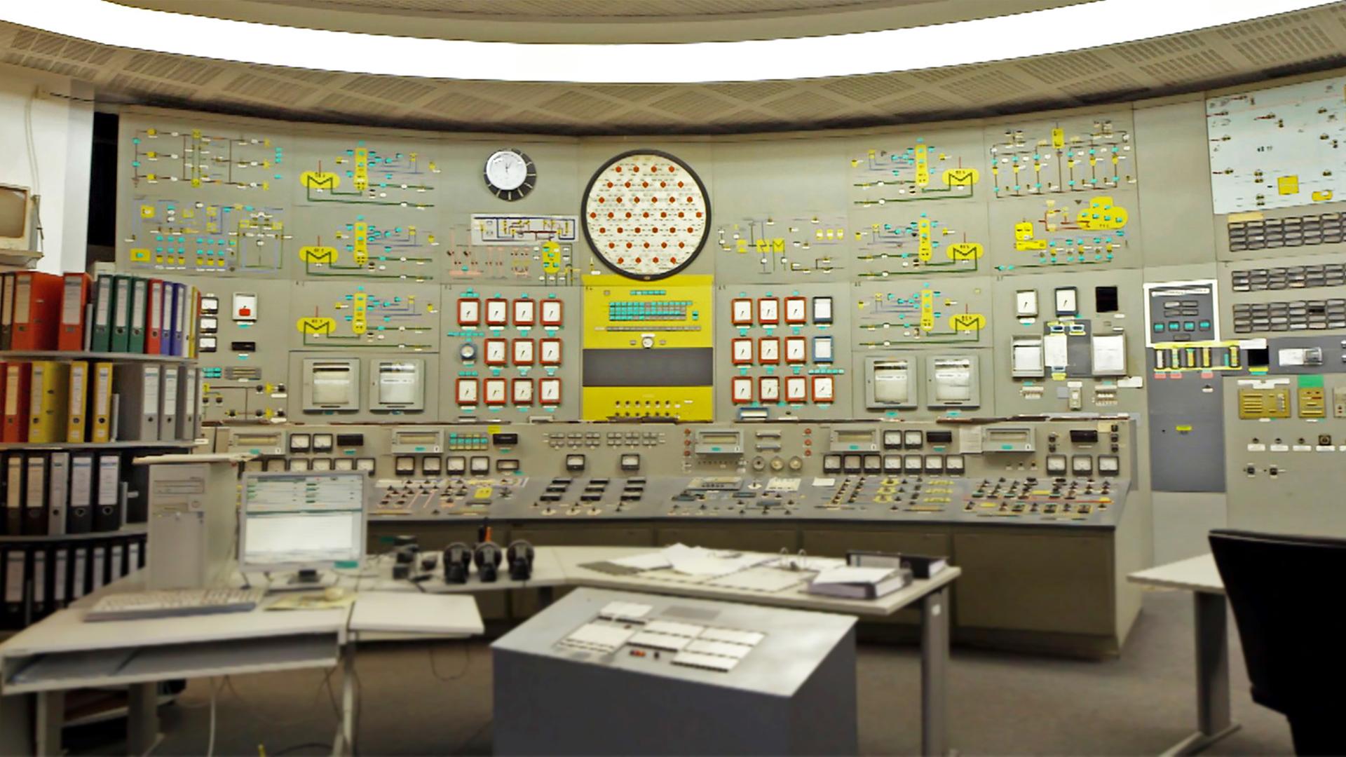 Schaltzentrale im ehemaligen Kernkraftwerk Lubmin.