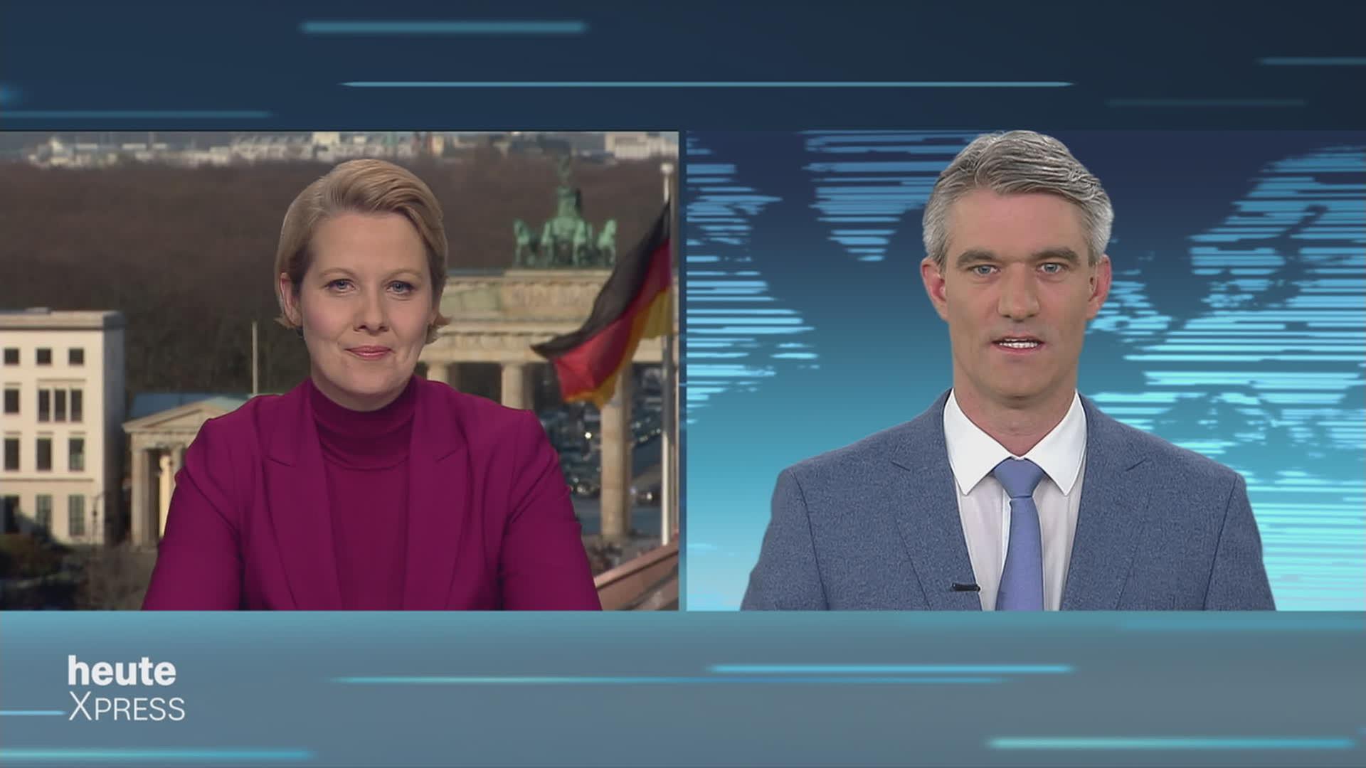 ZDF-Korrespondentin Nicole Diekmann berichtet von den Ampel-Beratungen im Kanzleramt