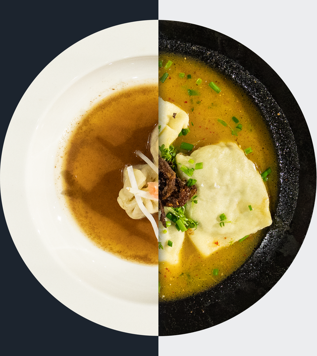 Dim Sum vs. Pilz-Maultaschen