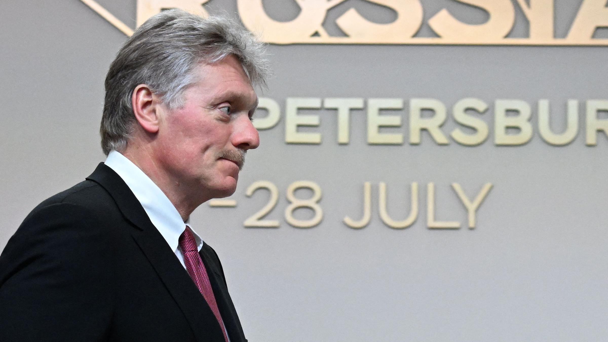 Dimitri Peskow am 27.07.2023 in St. Petersburg.
