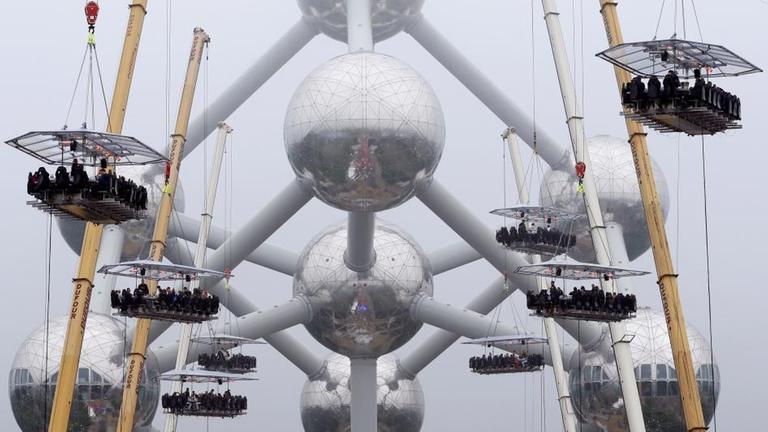 Dinner in the Sky in Brüssel