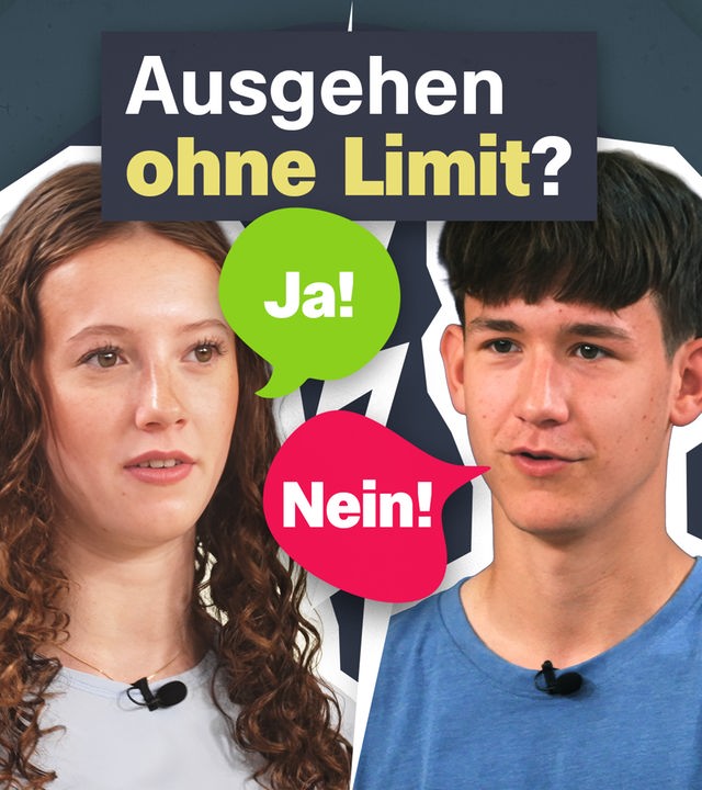 Diskussion über das Ausgehen