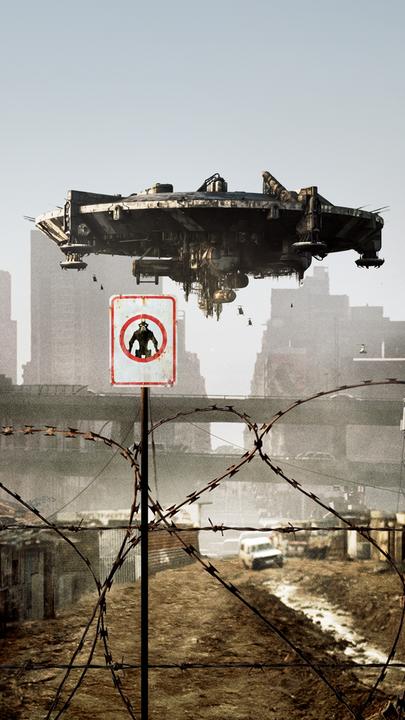 Plakatmotiv zum FIlm "District 9".