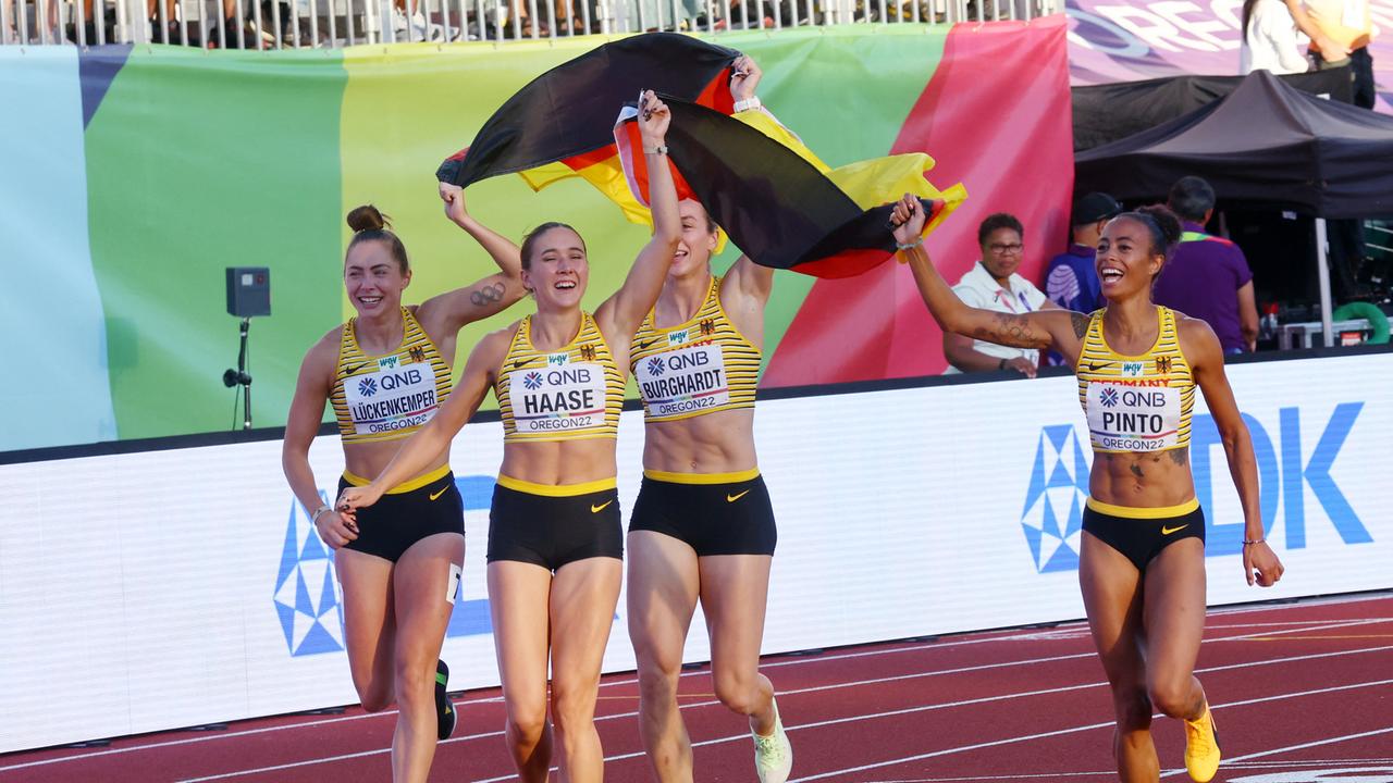 Frauenstaffel sprintet zu Bronze Leichtathletik-WM 2022