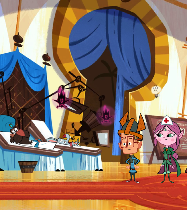 Der Erzmagier und sein Hoppelhase haben sich mit einer Krankheit infiziert und liegen nun krank nebeneinander auf zwei Betten im Palast. Doktor Marcus, Schwester Ephi und Pfleger Ratrick müssen den beiden helfen, um Vipkrads fiesen Virus loszuwerden.