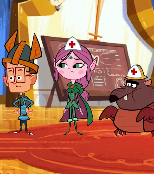 Der Erzmagier und sein Hoppelhase haben sich mit einer Krankheit infiziert und liegen nun krank nebeneinander auf zwei Betten im Palast. Doktor Marcus, Schwester Ephi und Pfleger Ratrick müssen den beiden helfen, um Vipkrads fiesen Virus loszuwerden.