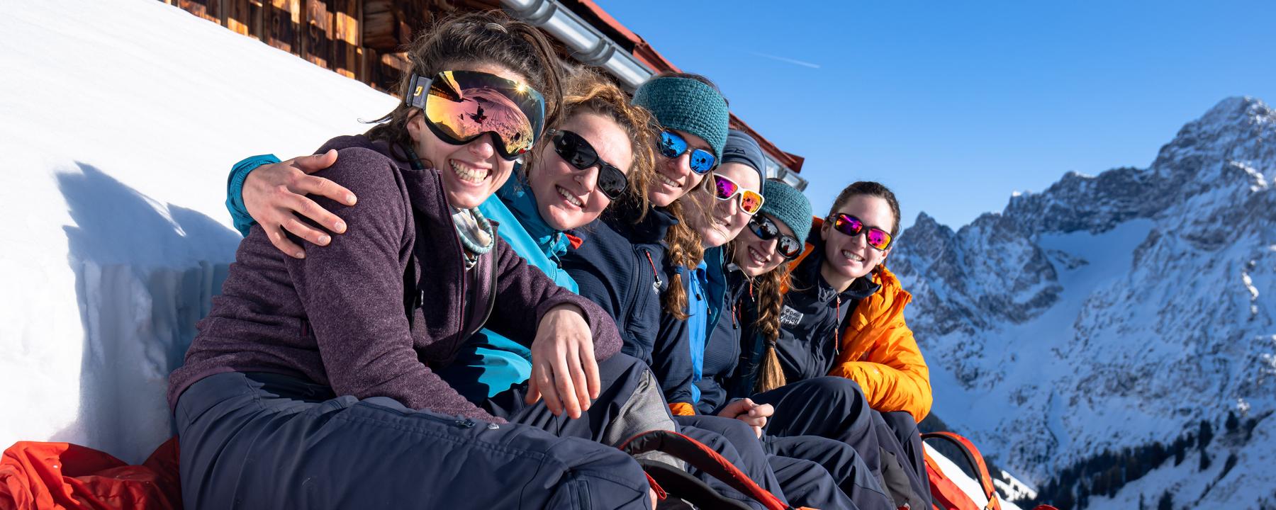 Gruppenfoto der "Gipfelstürmerinnen"