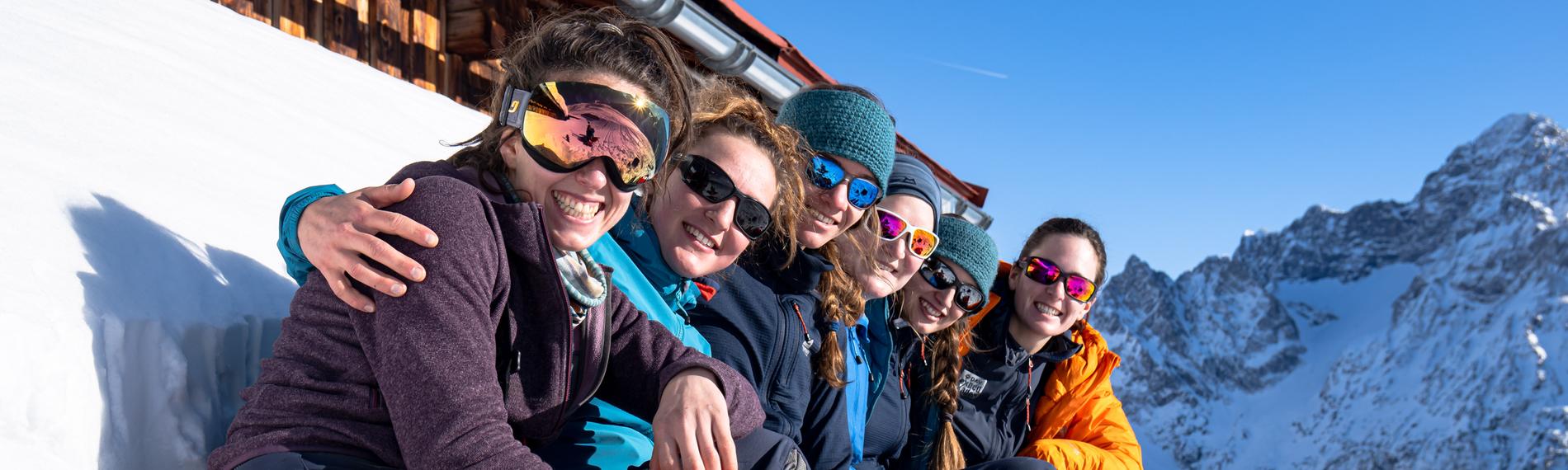 Gruppenfoto der "Gipfelstürmerinnen"