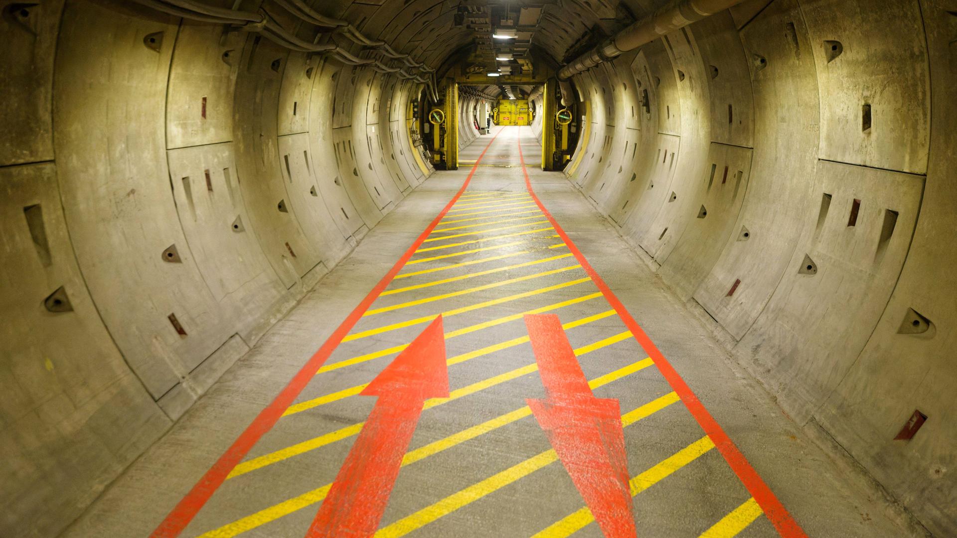 Eurotunnel von innen