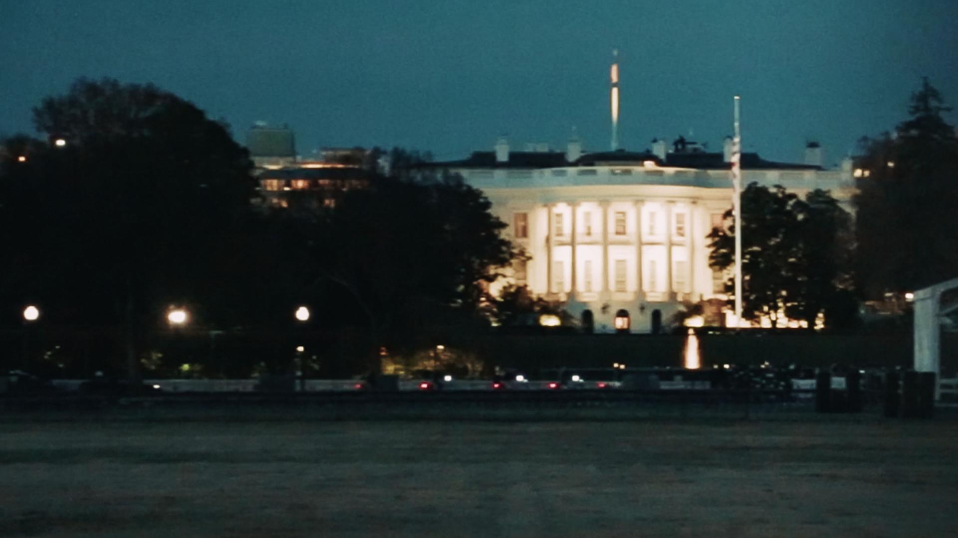 Das Weiße Haus bei Nacht