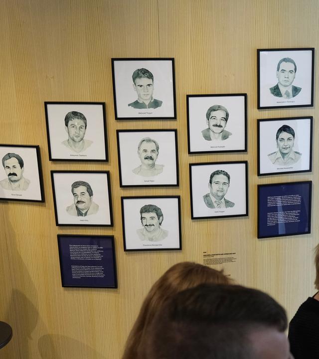 Blick in die Ausstellung im Dokumentationszentrum zum NSU-Komplex