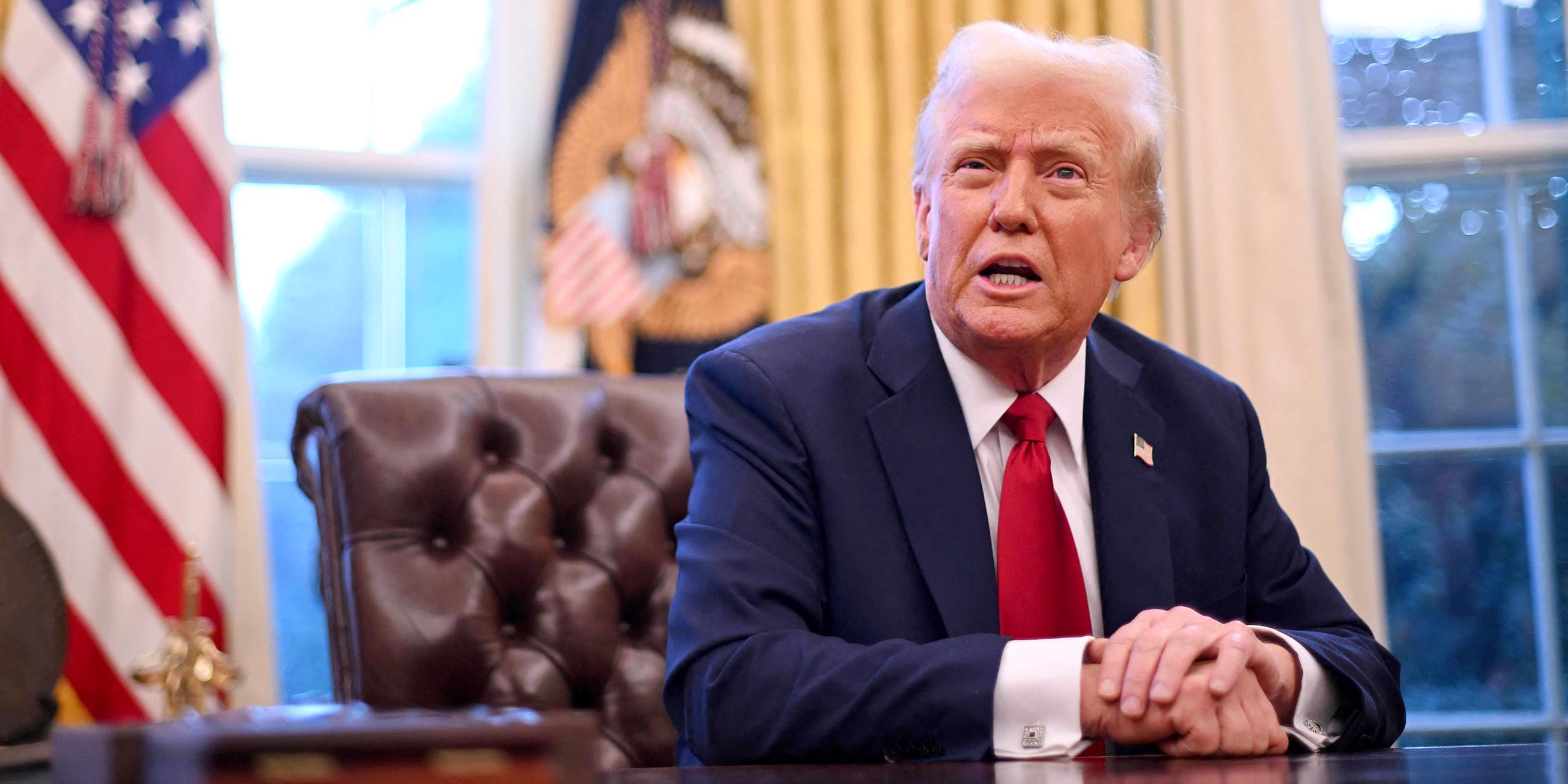 Donald Trump am 30.01.2025  in Washington