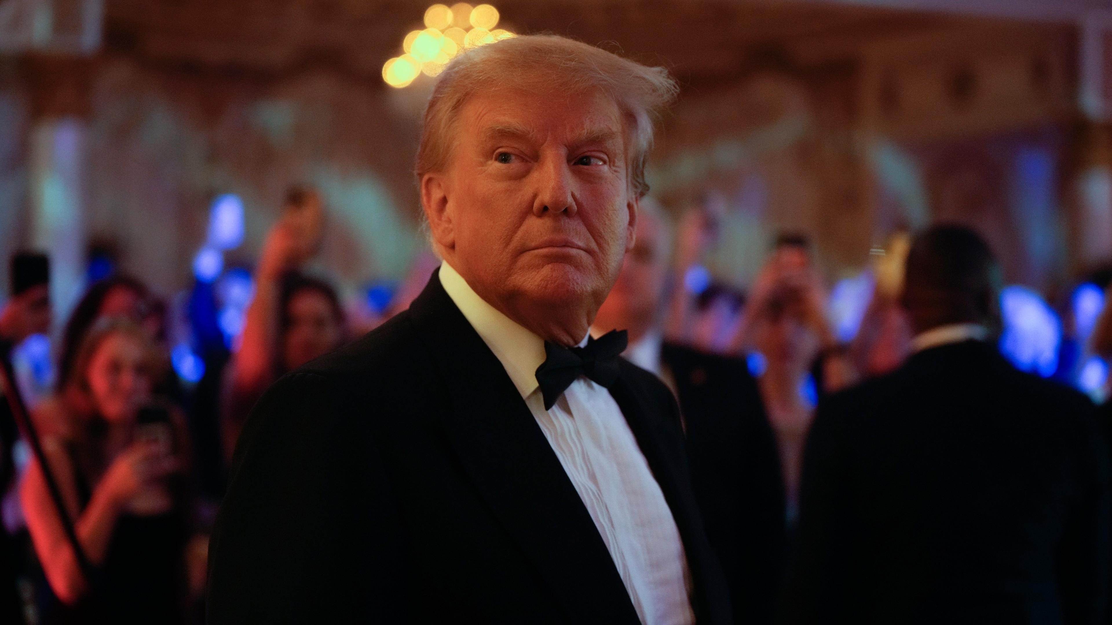 Der ehemalige US-Präsident Donald Trump bei einem Event in Mar-a-Lago im November. 
