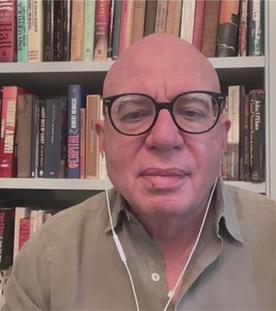 US-Enthüllungsautor Michael Wolff bei ZDFheute live.