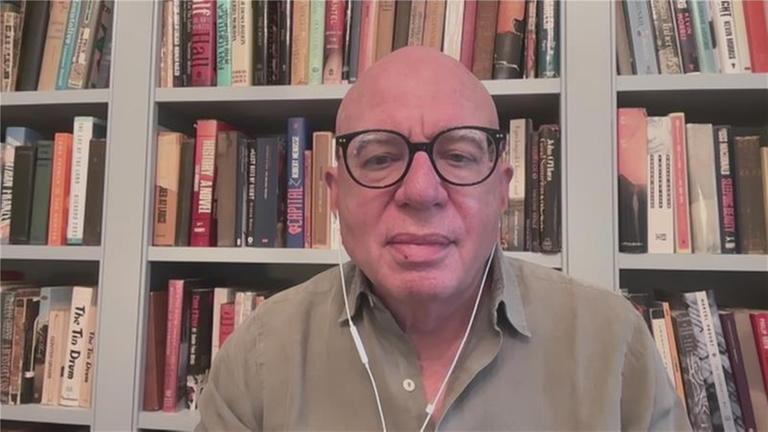 US-Enthüllungsautor Michael Wolff bei ZDFheute live.