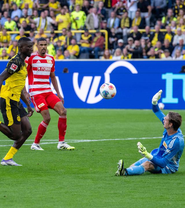 Serhou Guirassy (Dortmund) das 2:0 gegen Union Berlin.