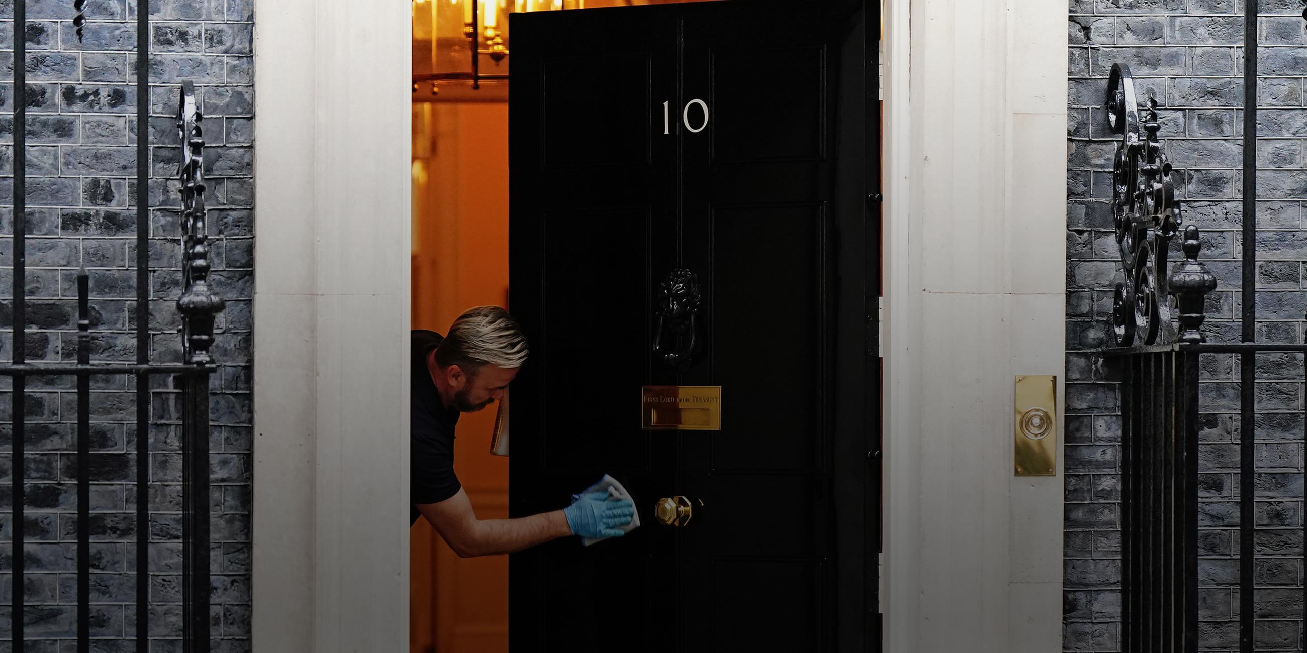 Die Tür zur Downing Street 10