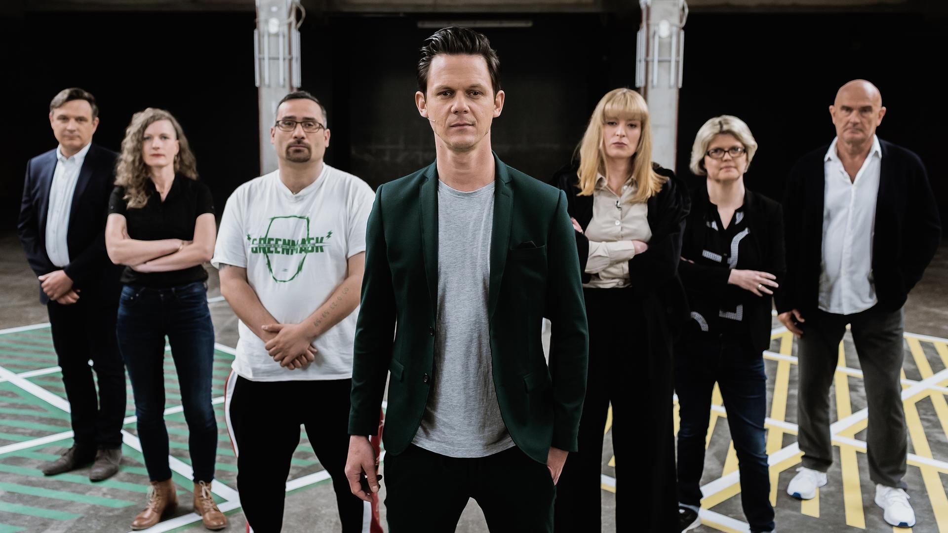 Jo Schück mit seinen Gästen